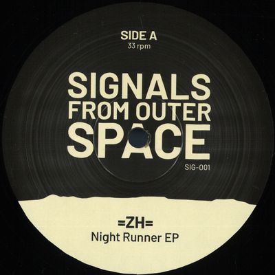 =Zh= — Night Runner EP vinyl cover