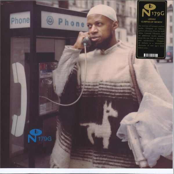 Laraaji — GLIMPES OF INFINITY LP vinyl cover