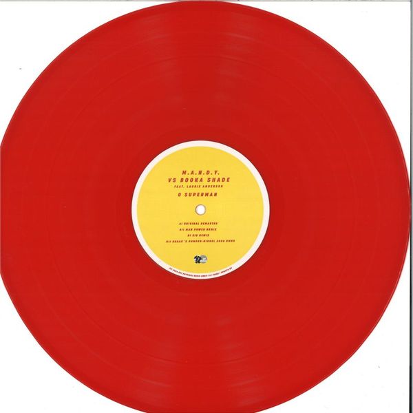 M.a.n.d.y., & Booka Shade, & Laurie Anderson — O Superman 2024 vinyl cover