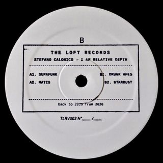 Stefano Calonico — I AM RELATIVE DEPTH EP vinyl cover