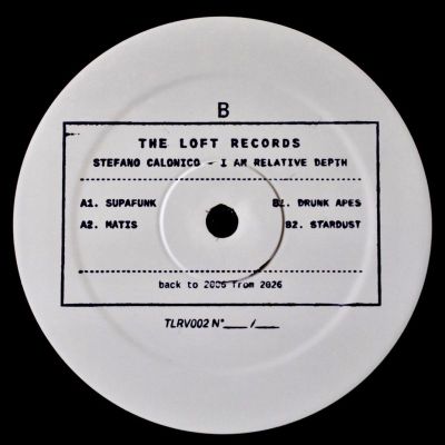 Stefano Calonico — I AM RELATIVE DEPTH EP vinyl cover