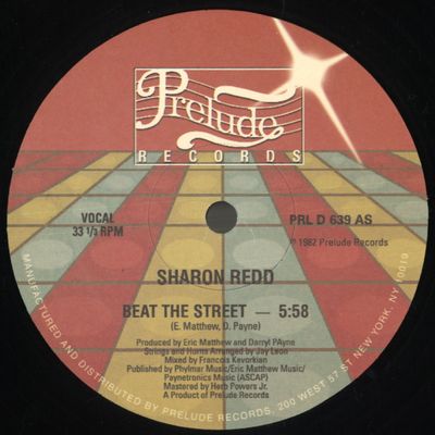 Sharon Redd — Beat The Street vinyl cover