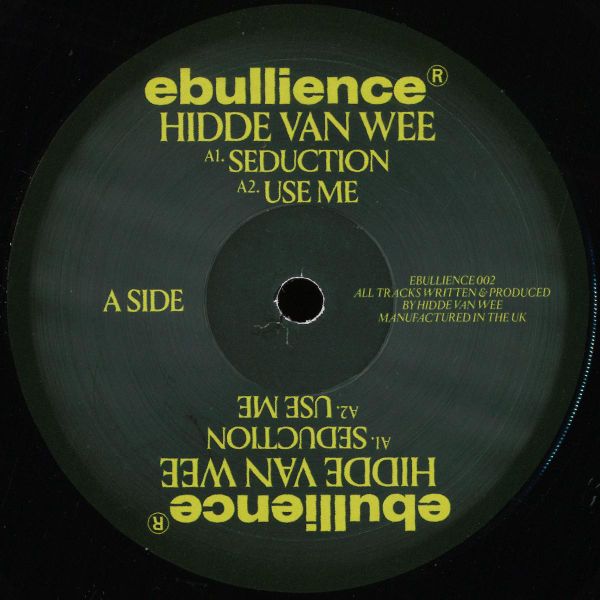 Hidde Van Wee — Ebullience 002 vinyl cover