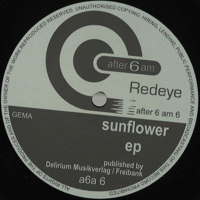 Redeye — Sunflower EP vinyl cover