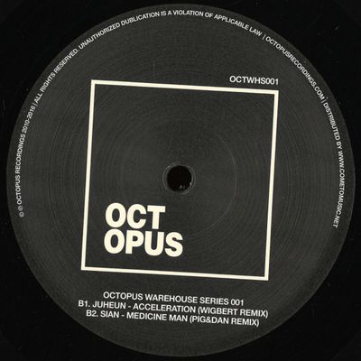 Octopus Recordings — Warehouse Series 001 vinyl cover