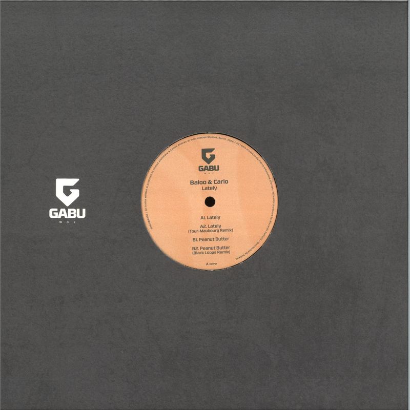 Baloo, Carlo — Lately (Incl. Tour-Maubourg & Black Loops Remixes) vinyl cover