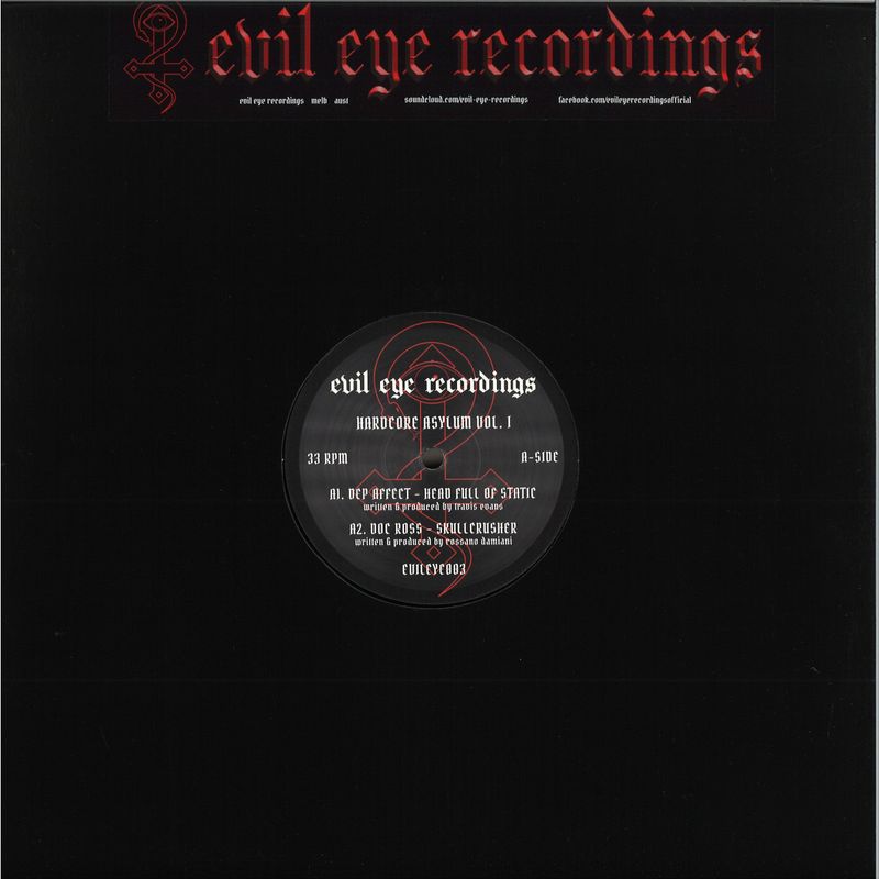 Various — Hardcore Asylum Vol.1 vinyl cover