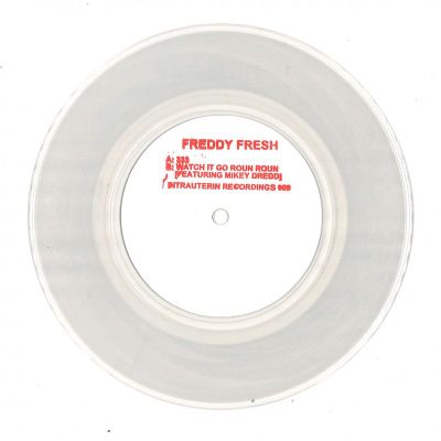 Freddy Fresh — 333 / WATCH IT GO ROUN ROUN [ft MIKEY DREDD]  7" vinyl cover