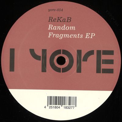 Rekab — Random Fragments EP vinyl cover
