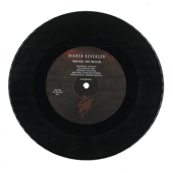Joaquin Joe Claussell Hidden Revealed — Dark Rebel 7" vinyl cover