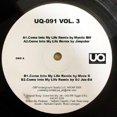 Nathalie Capello, Rose Lonergan — Come Into My Life Remix Vol 3 vinyl cover