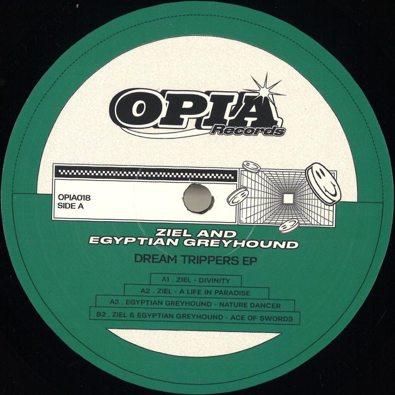 Ziel, Egyptian Greyhound — Dream Trippers EP vinyl cover