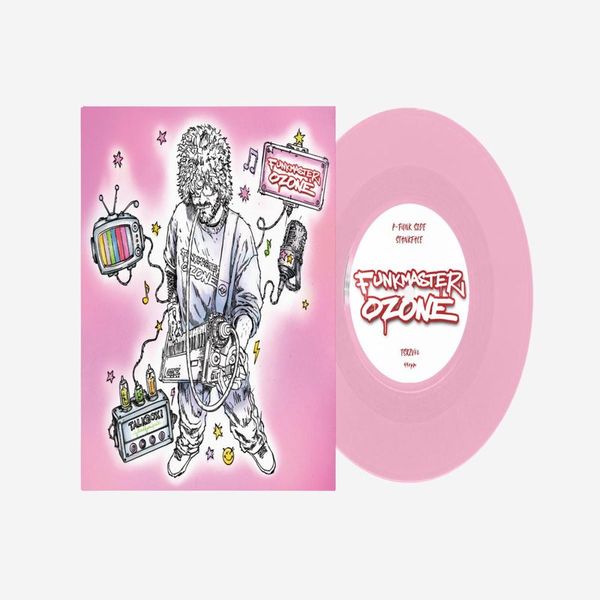 Funkmaster Ozone — Stankface / Bust a Move (7") vinyl cover