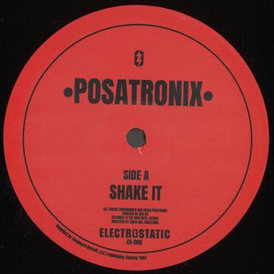Posatronix — Shake It vinyl cover