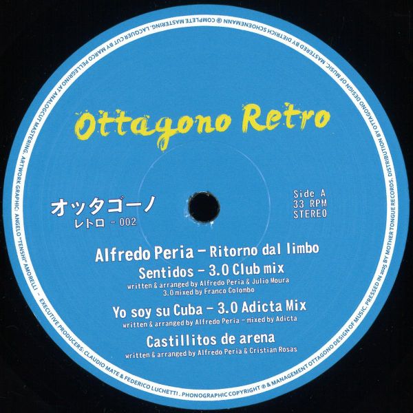 Alfredo Peria — RITORNO DAL LIMBO EP vinyl cover