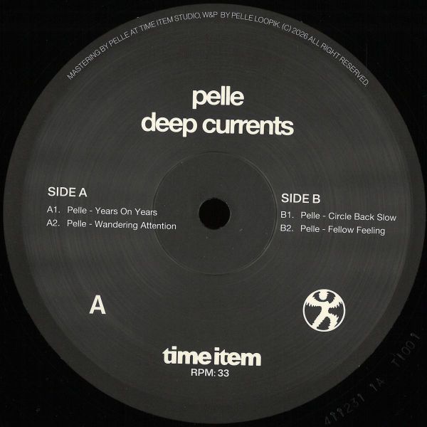 Pelle — Deep Currents vinyl cover