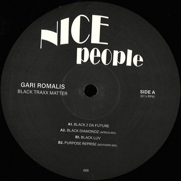 Gari Romalis — Black Traxx Matter vinyl cover