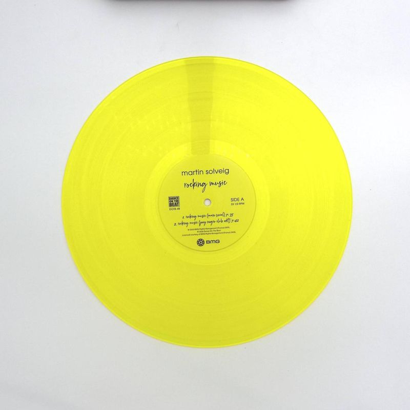 Martin Solveig — Rocking Music" / "Everybody vinyl cover