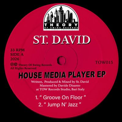 St. David — House Media Player EP vinyl cover