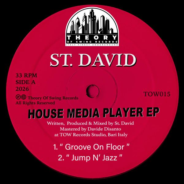St. David — House Media Player EP vinyl cover