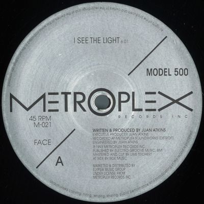 Model 500 — I See The Light / Pick Up The Flow vinyl cover