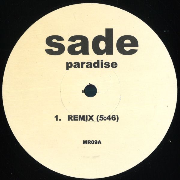 Sade — Paradise / By Your Side (Remixes) vinyl cover