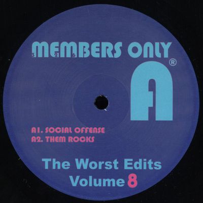 Members Only — The Worst Edits Vol.8 vinyl cover