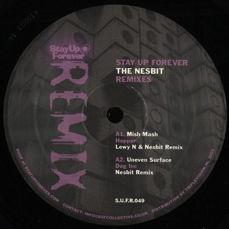 Nesbit — Stay Up Forever The Nesbit Remixes vinyl cover