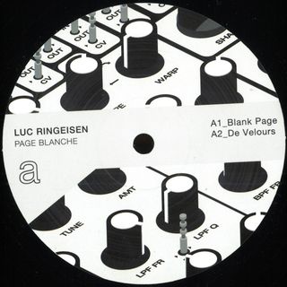 Luc Ringeisen — Page Blanche 2x12" vinyl cover