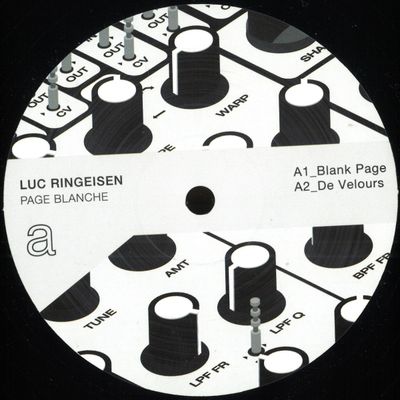 Luc Ringeisen — Page Blanche 2x12" vinyl cover