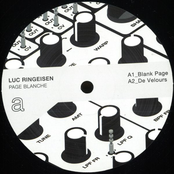 Luc Ringeisen — Page Blanche 2x12" vinyl cover