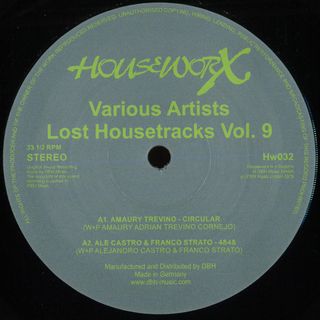 Various — Lost Housetracks Vol. 9 vinyl cover