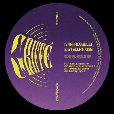 Ivan Iacobucci, Stella Fiore — Ode al Sole EP vinyl cover