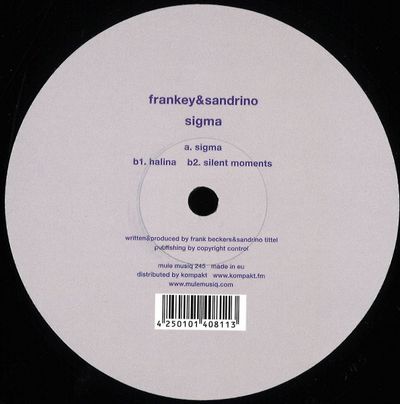Frankey, Sandrino — Sigma vinyl cover