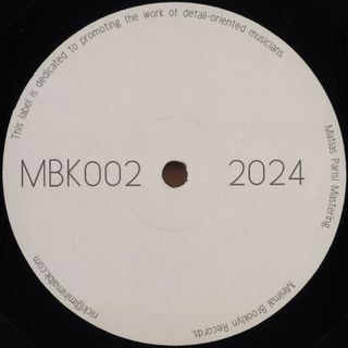 Various — MBK002 vinyl cover