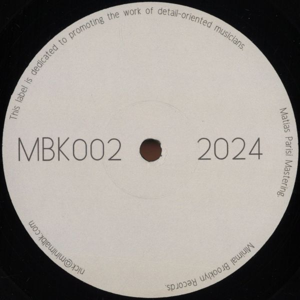 Various — MBK002 vinyl cover