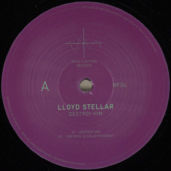 Lloyd Stellar — Destroy Him vinyl cover