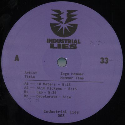 Ingo Hammer — Hammer Time vinyl cover