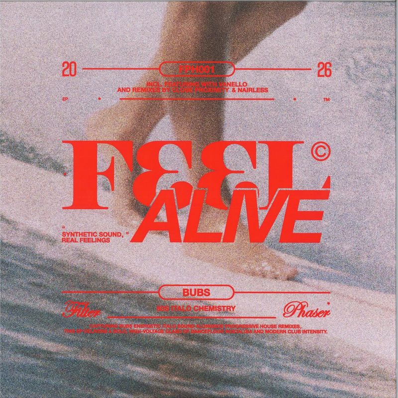 Bubs, Vanello — FEEL ALIVE EP vinyl cover