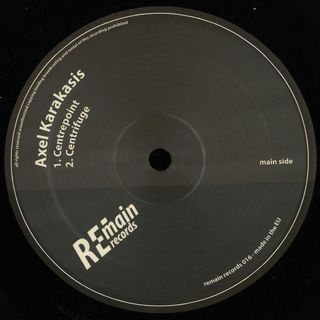 Axel Karakasis — Centrepoint EP vinyl cover