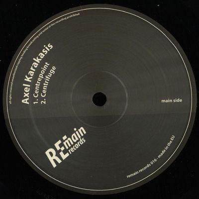 Axel Karakasis — Centrepoint EP vinyl cover