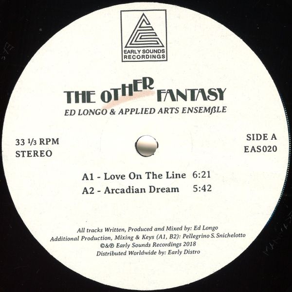 Ed Longo, Applied Arts Ensemble — The Other Fantasy vinyl cover